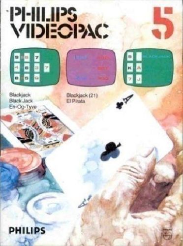 Philips Videopac - Blackjack #5 (mit OVP) (gebraucht)