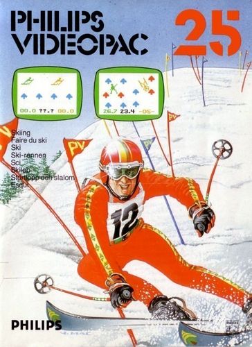 Philips Videopac - Skiing #25 (mit OVP) (gebraucht)
