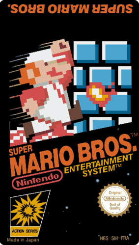 Super Mario Bros. [NOE] Ersatz Label Sticker