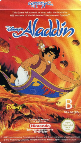 Aladdin. [NOE] Ersatz Label Sticker