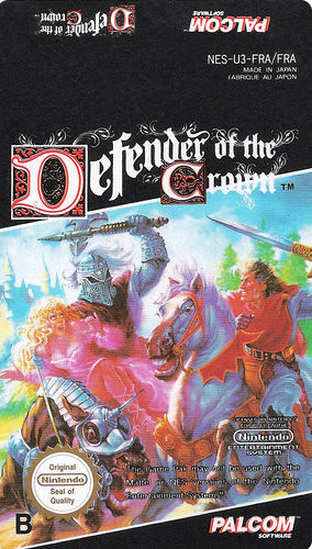 Defender Of The Crown. [NOE] Ersatz Label Sticker